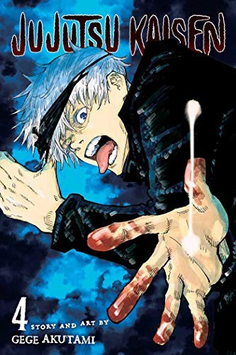 Jujutsu Kaisen 4 front cover by Gege Akutami, ISBN: 1974714802