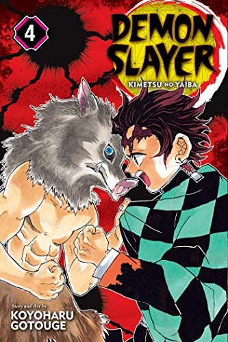 4 Demon Slayer: Kimetsu no Yaiba front cover by Koyoharu Gotouge, ISBN: 1974700550