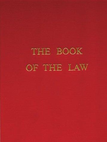 The Book of the Law front cover by Aleister Crowley, ISBN: 0877283346
