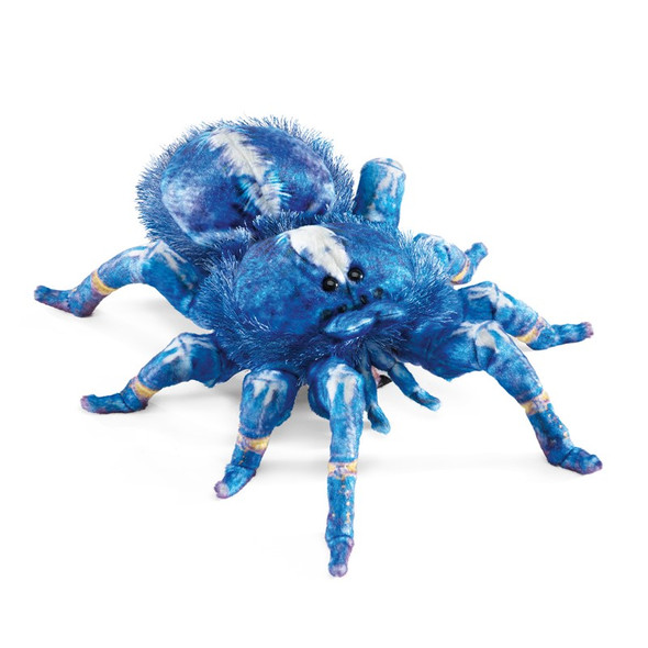 Blue Tarantula Hand Puppet front cover
