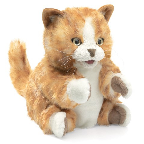 Orange Tabby Kitten Hand Puppet front cover