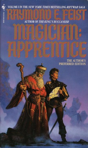 Magician: Apprentice 1 Riftwar Saga front cover by Raymond E. Feist, ISBN: 0553564943