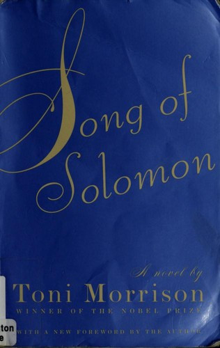 Song of Solomon front cover by Toni Morrison, ISBN: 140003342X