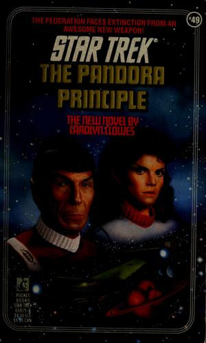 The Pandora Principle 49 Star Trek front cover by Carolyn Clowes, ISBN: 0671658158
