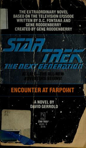 Encounter at Farpoint (Star Trek: the Next Generation) front cover by David Gerrold, ISBN: 0671652419