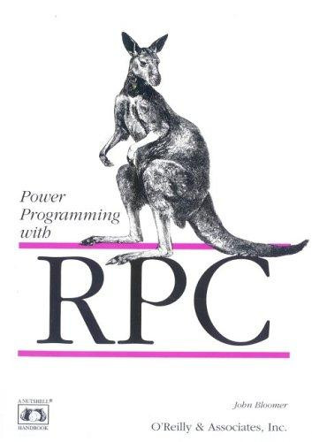 Power Programming with RPC front cover by John Bloomer, ISBN: 0937175773