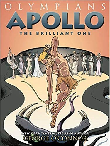 Apollo: The Brilliant One 8 Olympians front cover by George O'Connor, ISBN: 1626720150