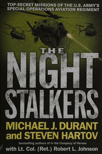 The Night Stalkers front cover by Michael J. Durant, Steven Hartov, ISBN: 0399153926
