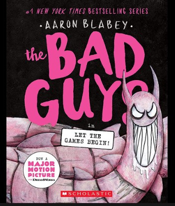 Let the Games Begin 17 Bad Guys front cover by Aaron Blabey, ISBN: 1338892711
