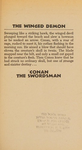 Conan: the Swordsman front cover by L. Sprague De Camp, Lin Carter, Bjorn Nyberg, ISBN: 055320582X
