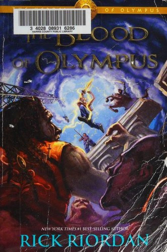 The Blood of Olympus 5 Heroes of Olympus front cover by Rick Riordan, ISBN: 1423146786