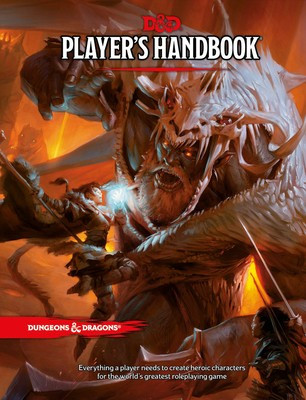 Player's Handbook 5th (D&D Core Rulebook) front cover by Wizards Rpg Team, ISBN: 0786965606
