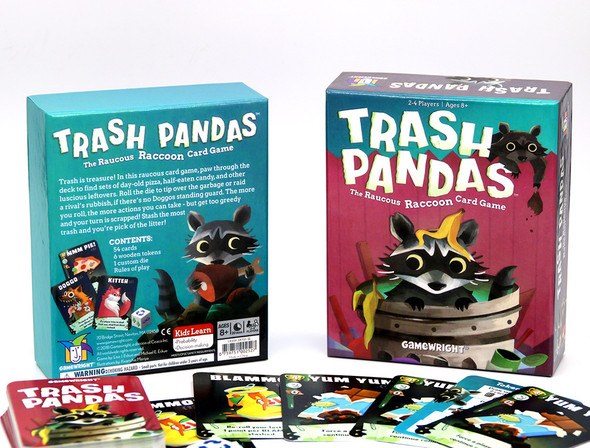 Trash Pandas: Raucous Raccoon Card Game front cover
