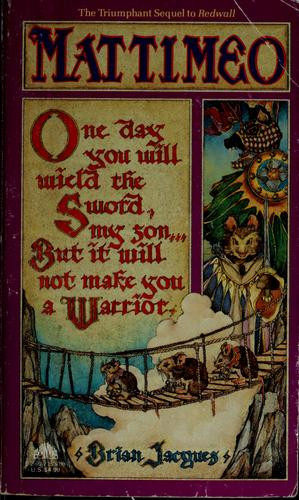 Mattimeo 3 Redwall front cover by Brian Jacques, ISBN: 0380715309