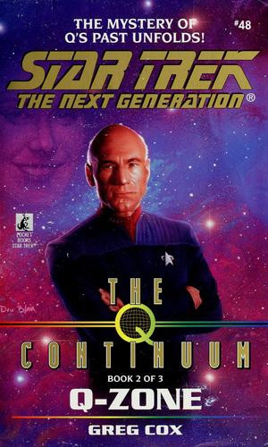 Q-Zone 48 Star Trek The Next Generation front cover by Greg Cox, ISBN: 067101921X