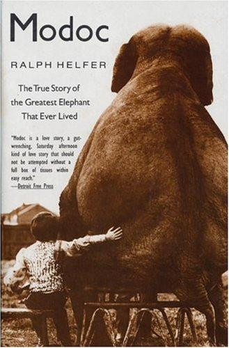 Modoc: the True Story of the Greatest Elephant That Ever Lived front cover by Ralph Helfer, ISBN: 0060929510