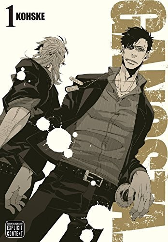 Gangsta., Vol. 1 front cover by Kohske, ISBN: 1421560771