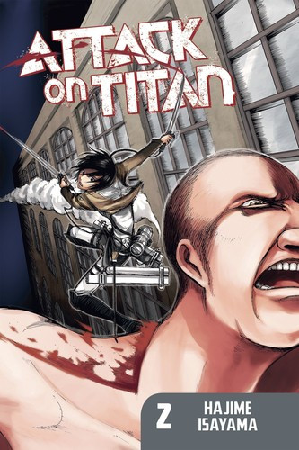 Attack on Titan 2 front cover by Hajime Isayama, ISBN: 1612620256