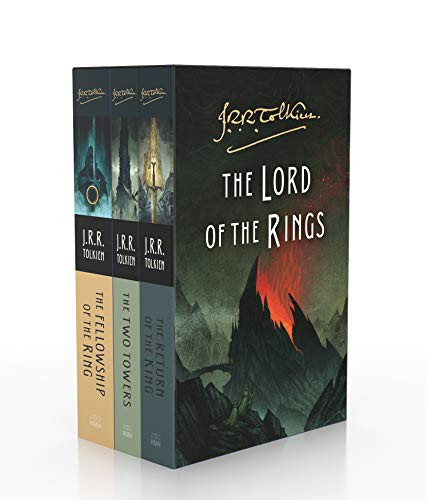 The Lord of the Rings 3-Book Paperback Box Set front cover by J.R.R. Tolkien, ISBN: 0358439191