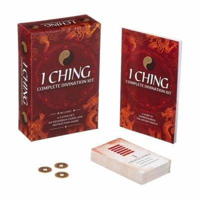 I Ching Complete Divination Kit: A 3-Coin Set, 64 Hexagram Cards and Instruction Guide front cover by Emily Anderson, ISBN: 1398808539