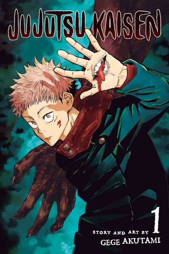 1 Jujutsu Kaisen front cover, ISBN: 1974710025