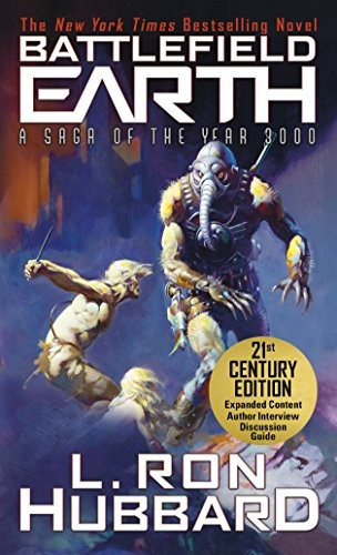 Battlefield Earth: Saga of the Year 3000 (Enlarged/Expanded) front cover by L Ron Hubbard, ISBN: 1619865092