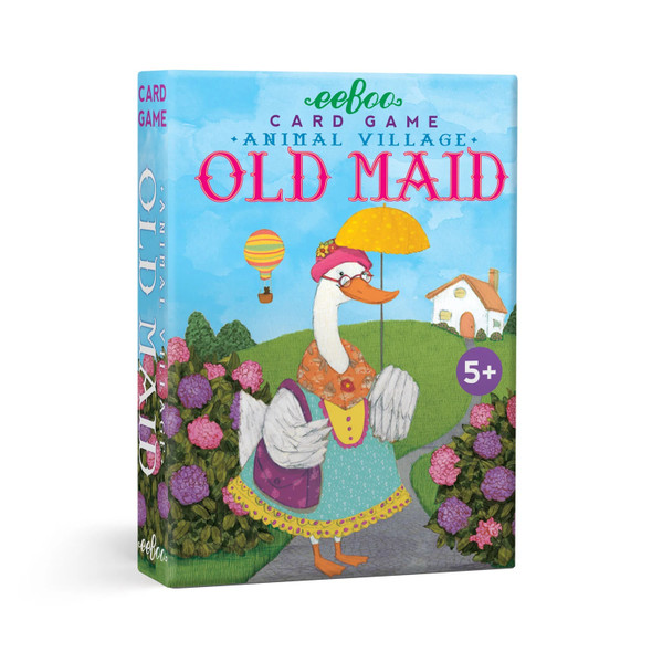 Animal Old Maid, Playing Card Game front cover