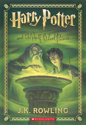 Half-Blood Prince 6 Harry Potter front cover by J.K. Rowling, ISBN: 0439785960