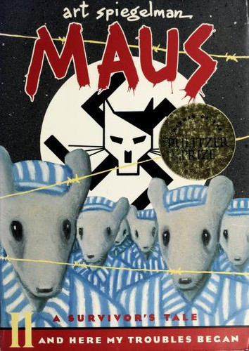Maus II: A Survivor's Tale and Here My Troubles Begin front cover by Art Spiegelman, ISBN: 0679729771