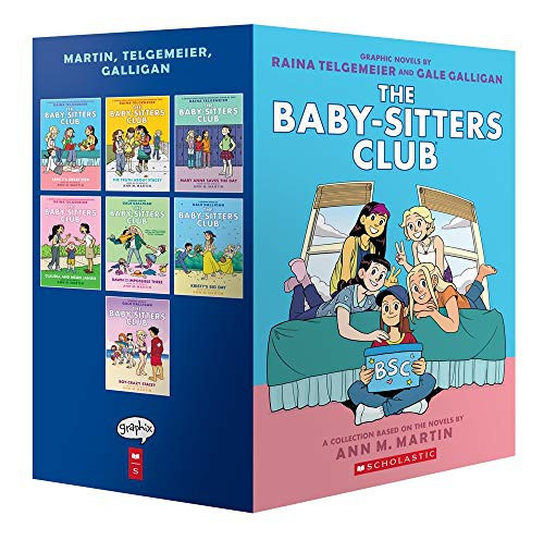 The Baby-sitters Club Graphic Novels #1-7: A Graphix Collection: Full Color Edition: Full-Color Edition (The Baby-Sitters Club Graphix) front cover by Ann M. Martin, ISBN: 1338603639
