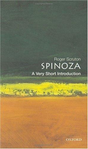 Spinoza front cover by Roger Scruton, ISBN: 0192803166