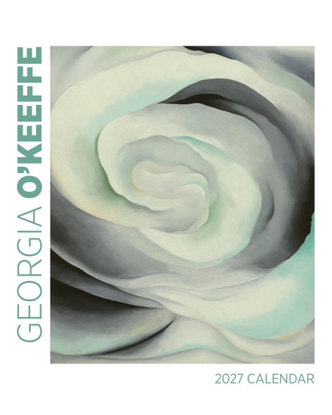 Georgia O'Keeffe 2027 Mini Wall Calendar front cover by Georgia O'Keeffe, ISBN: 1087515076