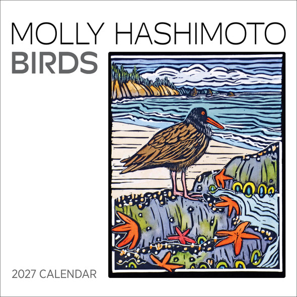 Molly Hashimoto: Birds 2027 Wall Calendar front cover by Molly Hashimoto, ISBN: 1087514258