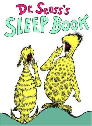 Dr Seuss's Sleep Book front cover by Dr. Seuss, ISBN: 0394800915