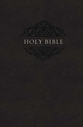 NIV, Holy Bible, Soft Touch Edition, Leathersoft, Black, Comfort Print front cover by Zondervan, ISBN: 0310450470
