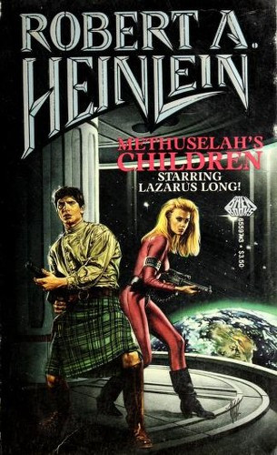 Methuselah's Children front cover by Robert A Heinlein, ISBN: 0671655973