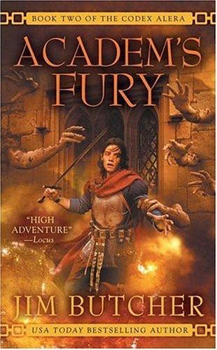 Academ's Fury 2 Codex Alera front cover by Jim Butcher, ISBN: 0441013406