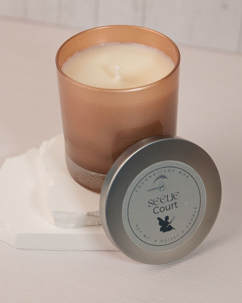 Seelie Court 8oz Coconut Soy Candle front cover