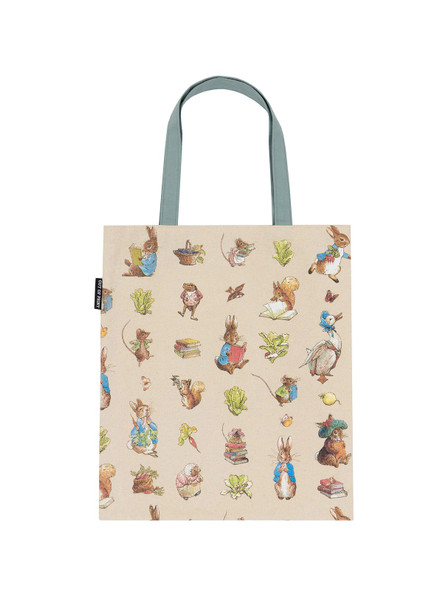 Peter Rabbit Pattern Tote Bag front cover by Out of Print, ISBN: 0593893298