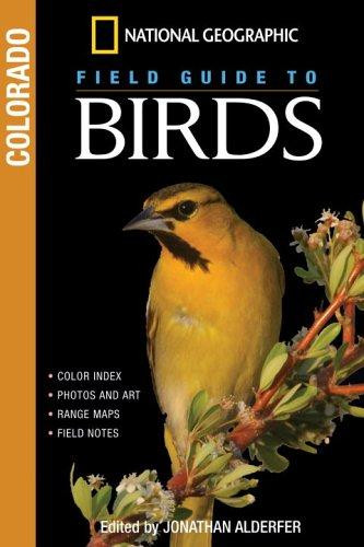 National Geographic Field Guide to Birds: Colorado front cover by Jonathan Alderfer, ISBN: 0792255615
