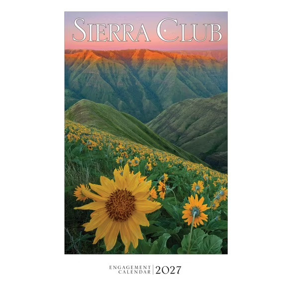 Sierra Club 2027 Engagement Calendar front cover, ISBN: 1578052475