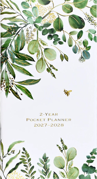 Eucalyptusc2027-28 2-Year Pocket Planner front cover, ISBN: 1441347569