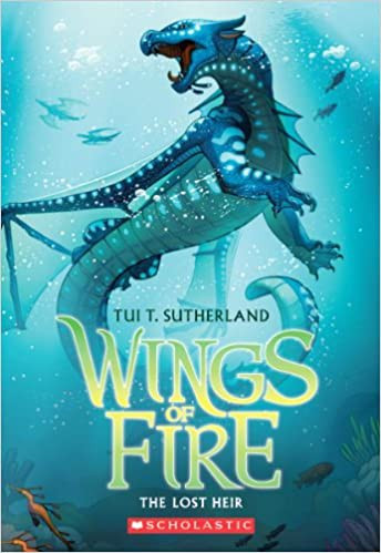 The Lost Heir 2 Wings of Fire front cover by Tui T. Sutherland, ISBN: 0545349249