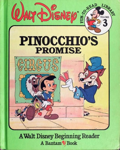 Pinocchio's Promise 3 Fun-to-Read Library front cover by Disney, ISBN: 0553055763