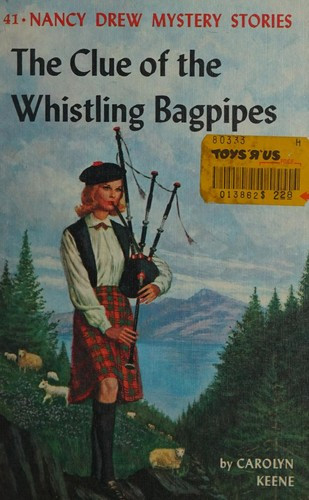 The Clue of the Whistling Bagpipes 41 Nancy Drew front cover by Carolyn Keene, ISBN: 0448095416