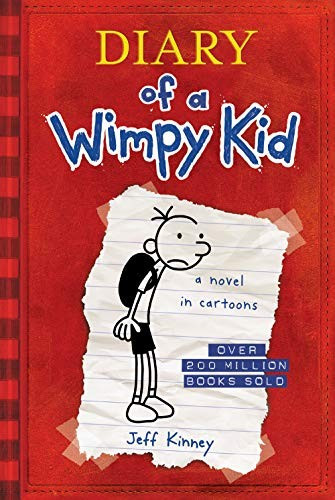 Diary of a Wimpy Kid 1 front cover by Jeff Kinney, ISBN: 1419741853
