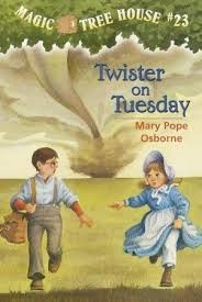 Twister On Tuesday 23 Magic Tree House front cover by Mary Pope Osborne, ISBN: 0679890696