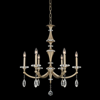 Floridia Six Light Chandelier in Matte Brushed Champagne Gold (238|012171-045-FR001)