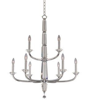 Palermo Nine Light Chandelier in Chrome (238|031352-010-FR001)