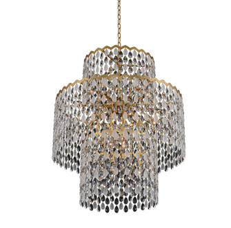 Caretta 21 Light Pendant in Antique Brass (238|035952-003-FR001)